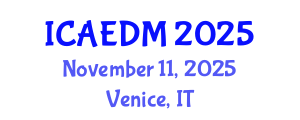 International Conference on Architectural Engineering and Design Management (ICAEDM) November 11, 2025 - Venice, Italy