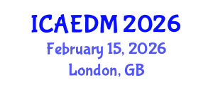 International Conference on Architectural Engineering and Design Management (ICAEDM) February 15, 2026 - London, United Kingdom