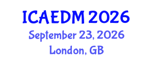 International Conference on Architectural Engineering and Design Management (ICAEDM) September 23, 2026 - London, United Kingdom