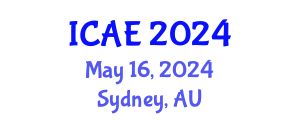International Conference on Architectural Engineering and Designing (ICAE) May 16, 2024 - Sydney, Australia