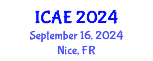 International Conference on Architectural Engineering and Designing (ICAE) September 16, 2024 - Nice, France