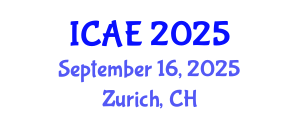 International Conference on Architectural Engineering and Designing (ICAE) September 16, 2025 - Zurich, Switzerland