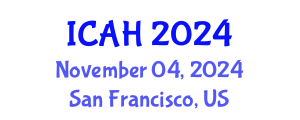 International Conference on Architectural History (ICAH) November 04, 2024 - San Francisco, United States