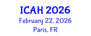 International Conference on Architectural History (ICAH) February 22, 2026 - Paris, France
