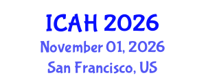 International Conference on Architectural History (ICAH) November 01, 2026 - San Francisco, United States