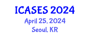 International Conference on Architectural Science and Environmental Sustainability (ICASES) April 25, 2024 - Seoul, Republic of Korea