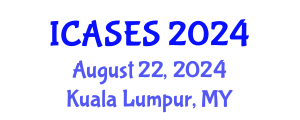 International Conference on Architectural Science and Environmental Sustainability (ICASES) August 22, 2024 - Kuala Lumpur, Malaysia