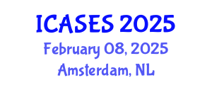 International Conference on Architectural Science and Environmental Sustainability (ICASES) February 08, 2025 - Amsterdam, Netherlands