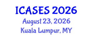 International Conference on Architectural Science and Environmental Sustainability (ICASES) August 23, 2026 - Kuala Lumpur, Malaysia