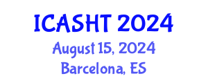 International Conference on Architectural Studies, History and Theories (ICASHT) August 15, 2024 - Barcelona, Spain