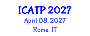 International Conference on Architectural Theory and Practice (ICATP) April 08, 2027 - Rome, Italy International Conference on Architectural Theory and Practice (ICATP) April 08, 2027 - Rome, Italy