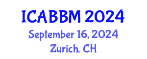 International Conference on Architecture and Bio-based Building Materials (ICABBM) September 16, 2024 - Zurich, Switzerland