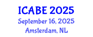 International Conference on Architecture and Built Environment (ICABE) September 16, 2025 - Amsterdam, Netherlands