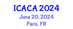 International Conference on Architecture and Critical Approaches (ICACA) June 20, 2024 - Paris, France