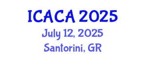 International Conference on Architecture and Critical Approaches (ICACA) July 12, 2025 - Santorini, Greece