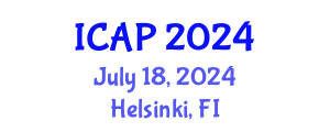 International Conference on Architecture and Planning (ICAP) July 18, 2024 - Helsinki, Finland