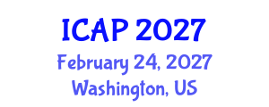International Conference on Architecture and Planning (ICAP) February 24, 2027 - Washington, United States International Conference on Architecture and Planning (ICAP) February 24, 2027 - Washington, United States