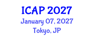 International Conference on Architecture and Planning (ICAP) January 07, 2027 - Tokyo, Japan International Conference on Architecture and Planning (ICAP) January 07, 2027 - Tokyo, Japan