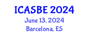 International Conference on Architecture and Sustainable Built Environment (ICASBE) June 13, 2024 - Barcelona, Spain