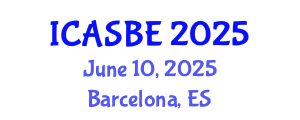 International Conference on Architecture and Sustainable Built Environment (ICASBE) June 10, 2025 - Barcelona, Spain
