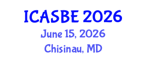 International Conference on Architecture and Sustainable Built Environment (ICASBE) June 15, 2026 - Chisinau, Republic of Moldova International Conference on Architecture and Sustainable Built Environment (ICASBE) June 15, 2026 - Chisinau, Republic of Moldova