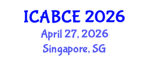 International Conference on Architecture, Building and Civil Engineering (ICABCE) April 27, 2026 - Singapore, Singapore International Conference on Architecture, Building and Civil Engineering (ICABCE) April 27, 2026 - Singapore, Singapore