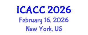 International Conference on Architecture, Construction and Conservation (ICACC) February 16, 2026 - New York, United States International Conference on Architecture, Construction and Conservation (ICACC) February 16, 2026 - New York, United States