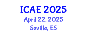 International Conference on Architecture Environment (ICAE) April 22, 2025 - Seville, Spain