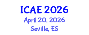 International Conference on Architecture Environment (ICAE) April 20, 2026 - Seville, Spain International Conference on Architecture Environment (ICAE) April 20, 2026 - Seville, Spain