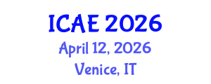 International Conference on Architecture Environment (ICAE) April 12, 2026 - Venice, Italy