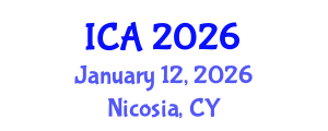 International Conference on Architecture (ICA) January 12, 2026 - Nicosia, Cyprus International Conference on Architecture (ICA) January 12, 2026 - Nicosia, Cyprus