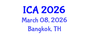 International Conference on Architecture (ICA) March 08, 2026 - Bangkok, Thailand