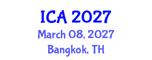 International Conference on Architecture (ICA) March 08, 2027 - Bangkok, Thailand International Conference on Architecture (ICA) March 08, 2027 - Bangkok, Thailand