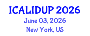 International Conference on Architecture, Landscape, Interior Design and Urban Planning (ICALIDUP) June 03, 2026 - New York, United States