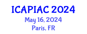International Conference on Architecture, Place Identity, Arts and Culture (ICAPIAC) May 16, 2024 - Paris, France