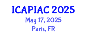 International Conference on Architecture, Place Identity, Arts and Culture (ICAPIAC) May 17, 2025 - Paris, France