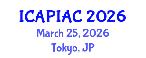 International Conference on Architecture, Place Identity, Arts and Culture (ICAPIAC) March 25, 2026 - Tokyo, Japan