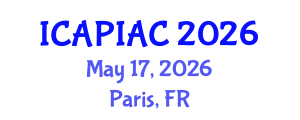 International Conference on Architecture, Place Identity, Arts and Culture (ICAPIAC) May 17, 2026 - Paris, France