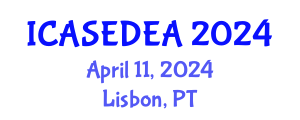 International Conference on Architecture, Sustainable Environmental Design and Engineering Applications (ICASEDEA) April 11, 2024 - Lisbon, Portugal