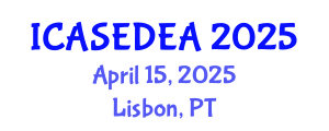 International Conference on Architecture, Sustainable Environmental Design and Engineering Applications (ICASEDEA) April 15, 2025 - Lisbon, Portugal