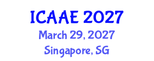 International Conference on Art and Art Education (ICAAE) March 29, 2027 - Singapore, Singapore International Conference on Art and Art Education (ICAAE) March 29, 2027 - Singapore, Singapore