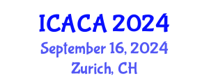 International Conference on Art and Cultural Anthropology (ICACA) September 16, 2024 - Zurich, Switzerland