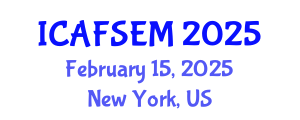 International Conference on Art, Finance, Science, Engineering and Management (ICAFSEM) February 15, 2025 - New York, United States