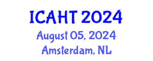 International Conference on Art History and Theories (ICAHT) August 05, 2024 - Amsterdam, Netherlands