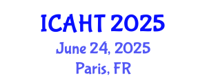 International Conference on Art History and Theories (ICAHT) June 24, 2025 - Paris, France