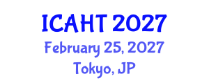 International Conference on Art History and Theories (ICAHT) February 25, 2027 - Tokyo, Japan International Conference on Art History and Theories (ICAHT) February 25, 2027 - Tokyo, Japan