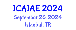 International Conference on Artificial Intelligence Algorithms for Education (ICAIAE) September 26, 2024 - Istanbul, Turkey