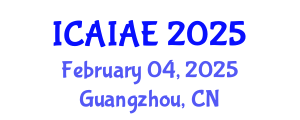 International Conference on Artificial Intelligence Algorithms for Education (ICAIAE) February 04, 2025 - Guangzhou, China