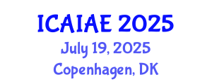 International Conference on Artificial Intelligence Algorithms for Education (ICAIAE) July 19, 2025 - Copenhagen, Denmark