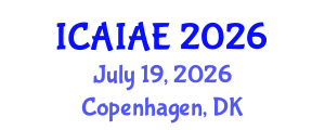 International Conference on Artificial Intelligence Algorithms for Education (ICAIAE) July 19, 2026 - Copenhagen, Denmark